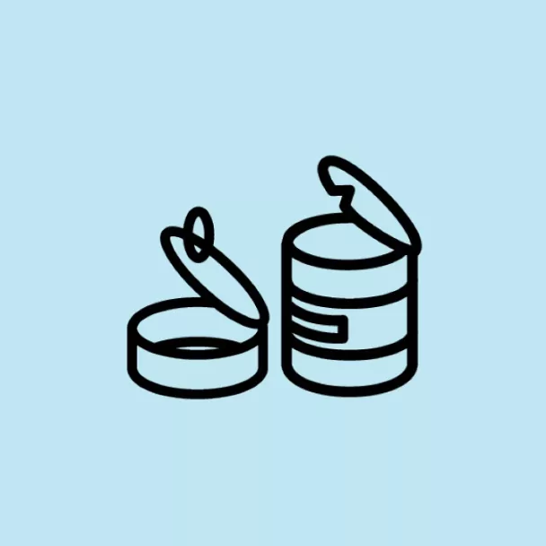 Metal package icon